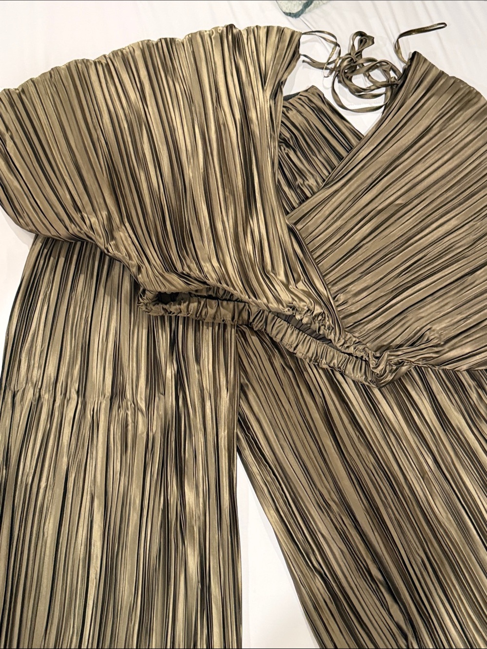 Zara Pleated Metallic Set